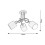 Lampa sufitowa Natina Rabalux (4980)