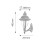 Zewnętrzna lampa ścienna New York Rabalux (8697)