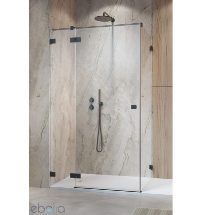 Kabina prysznicowa 90x120 Essenza Pro Brushed GunMetal KDJ Radaway (10097090-92-01L + 10098120-01-01)