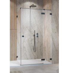 Kabina prysznicowa 90x100 Essenza Pro Brushed GunMetal KDJ Radaway (10097090-92-01R + 10098100-01-01)