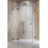 Kabina prysznicowa 110x80 Essenza Pro Brushed GunMetal KDJ Radaway (10097110-92-01L + 10098080-01-01)
