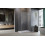 Kabina prysznicowa 80x75 Essenza Pro Brushed Nickel KDJ Radaway (10097080-91-01R + 10098075-01-01)