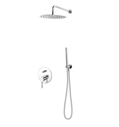 Bateria natryskowa podtynkowa z zestawem natryskowym Flusso FDESIGN (FD1-FLS-7PSET1-11)