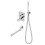 Bateria natryskowa podtynkowa Meandro FDESIGN (FD1-MDR-7PSET1-11)