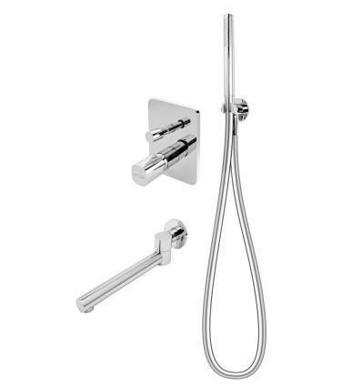 Bateria natryskowa podtynkowa Meandro FDESIGN (FD1-MDR-7PSET1-11)