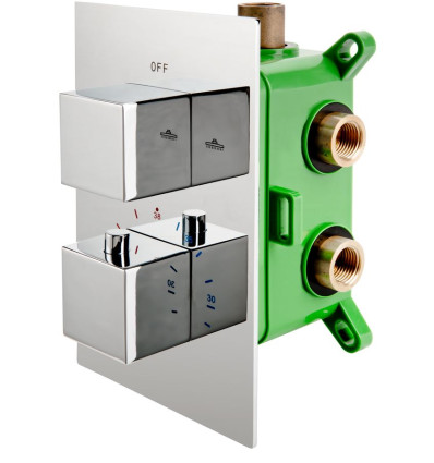 8 bateria box-podtynkowa termostatyczna Stabilla FDESIGN (FD1-TS08-7PBOX-11)