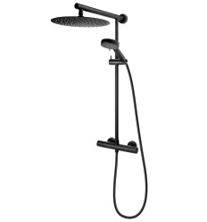 ANIMA deszczownia z baterią termostatyczną Anima black FDESIGN (FD5-ANA-7U-22)