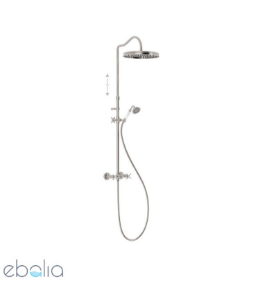 Bateria prysznicowa stal Clasic Tres (24219101AC)