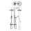 Bateria prysznicowa stal Clasic Tres (24219101AC)