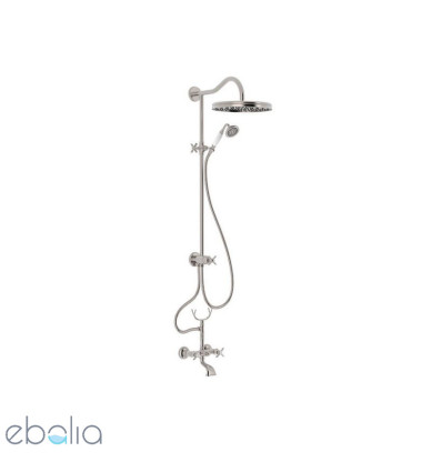Bateria wannowa stal Clasic Tres (24217602AC)