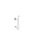 Bateria prysznicowa stal Clasic Tres (24218005AC)
