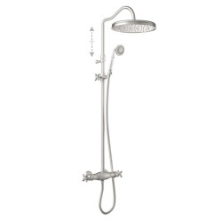 Bateria prysznicowa stal Clasic Tres (24219502AC)