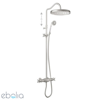 Bateria prysznicowa stal Clasic Tres (24219502AC)