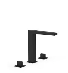 Bateria umywalkowa czarny mat Slim Tres (20210501NM)