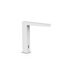 Bateria umywalkowa elektroniczna biały mat Slim Tres (20261310BM)