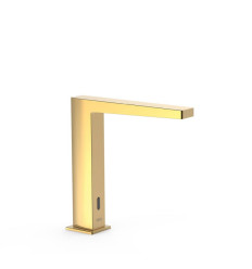 Bateria umywalkowa elektroniczna złota Slim Tres (20261310OR)