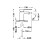 Bateria bidetowa stal Slim Tres (20212001AC)