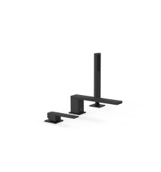 Bateria wannowa czarny mat Slim Tres (20216103NM)