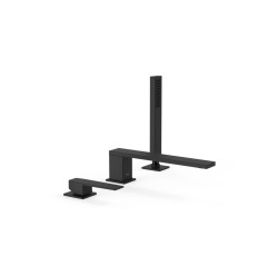 Bateria wannowa czarny mat Slim Tres (20216101NM)