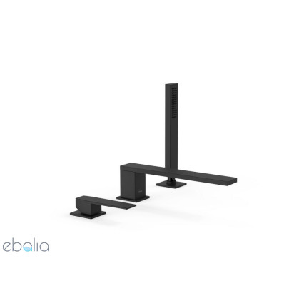 Bateria wannowa czarny mat Slim Tres (20216101NM)