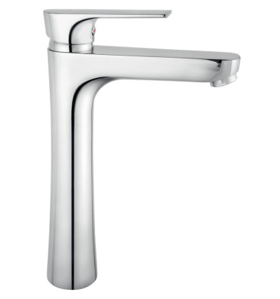 Bateria umywalkowa nablatowa, chrom Algeo Square Ferro (BAQ2L)