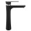ALGEO SQUARE bateria umywalkowa nablatowa, czarny / chrom Algeo Square Black-chrome Ferro (BAQ2LBLC)