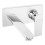 Bateria umywalkowa podtynkowa z wylewką 18cm, chrom Algeo Square Ferro (BAQ3PA18)