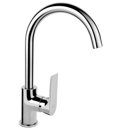 Bateria zlewozmywakowa stojąca, chrom Algeo Square Ferro (BAQ4)