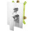 Bateria box-podtynkowa 2-funkcyjna, chrom Algeo Square Ferro (BAQ7P2BOX)