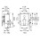 Bateria box-podtynkowa 2-funkcyjna, chrom Algeo Square Ferro (BAQ7P2BOX)