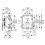 Bateria box-podtynkowa 3-funkcyjna, chrom Algeo Square Ferro (BAQ7P3BOX)