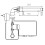 Bateria bezdotykowa ścienna, chrom Bora Sensor Power-safe Pre-mixed Ferro (BBB121SM)