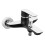 ADORE bateria wannowa, czarny / chrom Adore Black-chrome Ferro (BDR1BLC)