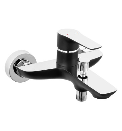 ADORE bateria wannowa, czarny / chrom Adore Black-chrome Ferro (BDR1BLC)