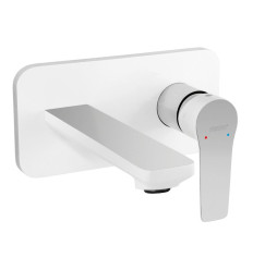 ADORE bateria umywalkowa podtynkowa, biały / chrom Adore White-chrome Ferro (BDR3PA)