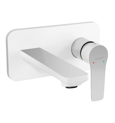 ADORE bateria umywalkowa podtynkowa, biały / chrom Adore White-chrome Ferro (BDR3PA)