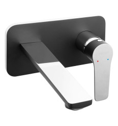 ADORE bateria umywalkowa podtynkowa, czarny / chrom Adore Black-chrome Ferro (BDR3PABLC)