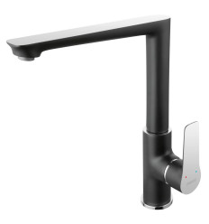 ADORE bateria zlewozmywakowa stojąca, czarny / chrom Adore Black-chrome Ferro (BDR4BLC)