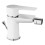 ADORE bateria bidetowa, korek automatyczny metalowy, biały / chrom Adore White-chrome Ferro (BDR6)
