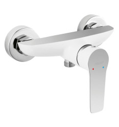 ADORE bateria natryskowa bez zestawu natryskowego, biały / chrom Adore White-chrome Ferro (BDR7)