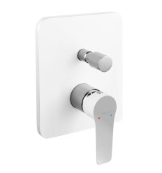 ADORE bateria podtynkowa 2-funkcyjna, biały / chrom Adore White-chrome Ferro (BDR7P)