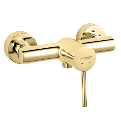 FIESTA bateria natryskowa bez zestawu natryskowego, złota Fiesta Bright Gold Ferro (BFI7G)