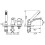 Bateria wannowa 3-otworowa z zestawem natryskowym, chrom Ferro One Ferro (BFO11AA)