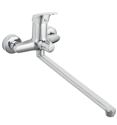 Bateria wannowa z wylewką 350mm bez zestawu natryskowego, chrom Ferro One Ferro (BFO5A)