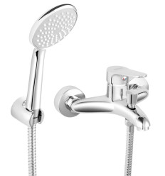 Bateria wannowa z zestawem natryskowym, chrom Isso Ferro (BIS11)