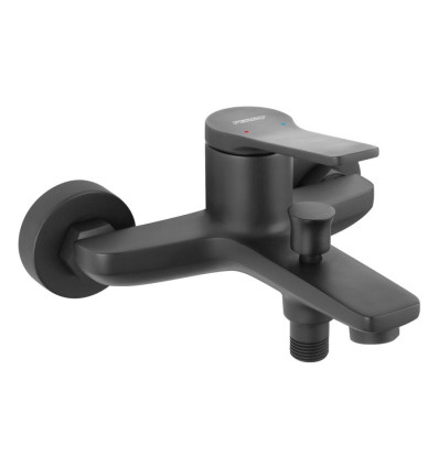 STRATOS bateria wannowa bez zestawu natryskowego czarna Stratos Black Ferro (BSC1BL)
