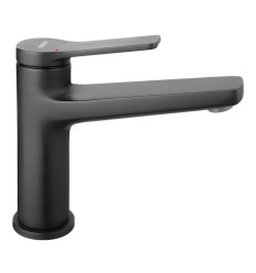 STRATOS bateria umywalkowa stojąca, czarna Stratos Black Ferro (BSC2BL)