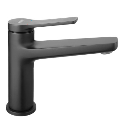 STRATOS bateria umywalkowa stojąca, czarna Stratos Black Ferro (BSC2BL)
