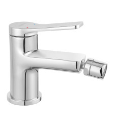 Bateria bidetowa, korek automatyczny metalowy, chrom Stratos Ferro (BSC6)
