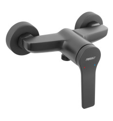 STRATOS bateria natryskowa bez zestawu natryskowego, czarna Stratos Black Ferro (BSC7BL)
